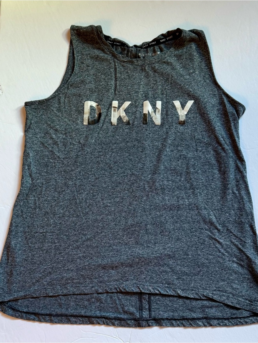 Women’s Large DKNY Gray Logo Tank